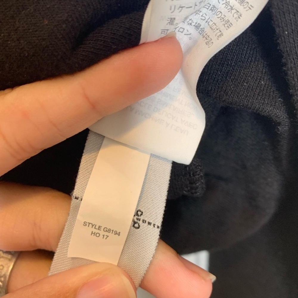Madewell side tie long sleeve black tee - Picture 5 of 7